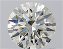 Diamante Natural 0.74 quilates, Redondo , Color J, claridad IF y certificado GIA