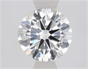 Lab Grown Diamond 1.08 Carats, Round with Ideal Cut, G Color, VVS2 Clarity and Certified by IGI