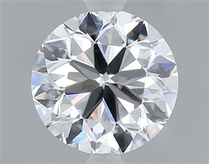 Picture of Natural Diamond 0.71 Carats, Round with Very Good Cut, D Color, SI2 Clarity and Certified by GIA