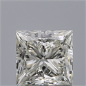 Diamante Natural 0.80 quilates, Princesa , Color H, claridad IF y certificado IGI