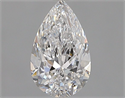 Diamante Natural 0.91 quilates, De pera , Color D, claridad VVS1 y certificado GIA