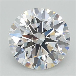 Foto Del inventario de diamantes de laboratorio, 3.03 quilates, Redondo , Color D, claridad VVS1 y certificado GIA de