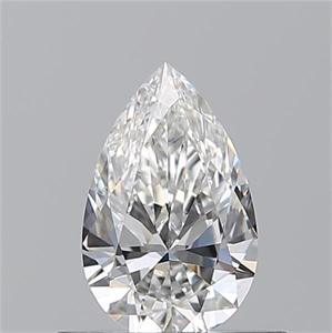 Picture of Natural Diamond 0.50 Carats, Pear with  Cut, G Color, VS2 Clarity and Certified by GIA