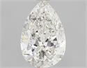 Natural Diamond 0.63 Carats, Pear with  Cut, G Color, I1 Clarity and Certified by GIA