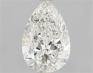 Picture of Natural Diamond 0.63 Carats, Pear with  Cut, G Color, I1 Clarity and Certified by GIA