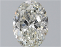 Natural Diamond 1.20 Carats, Oval with  Cut, J Color, SI2 Clarity and Certified by GIA