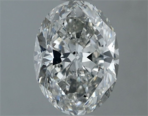 Foto Diamante Natural 1.21 quilates, Ovalado , Color H, claridad SI1 y certificado IGI de