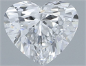 Natural Diamond 0.30 Carats, Heart with  Cut, E Color, VVS2 Clarity and Certified by GIA