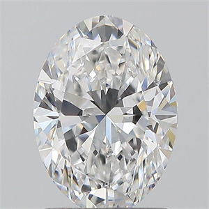 Picture of Natural Diamond 1.20 Carats, Oval with  Cut, E Color, VS1 Clarity and Certified by GIA