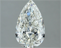 Natural Diamond 1.30 Carats, Pear with  Cut, I Color, SI2 Clarity and Certified by GIA