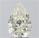 Natural Diamond 1.70 Carats, Pear with  Cut, J Color, SI1 Clarity and Certified by IGI