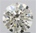 Natural Diamond 1.22 Carats, Round with Excellent Cut, L Color, VVS2 Clarity and Certified by IGI