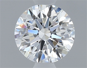 Picture of Natural Diamond 0.50 Carats, Round with Excellent Cut, E Color, VS2 Clarity and Certified by GIA