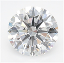 Lab Grown Diamond 2.27 Carats, Round with Ideal Cut, D Color, IF Clarity and Certified by IGI