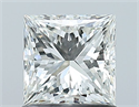 Natural Diamond 1.01 Carats, Princess with  Cut, H Color, VS2 Clarity and Certified by GIA