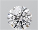 Lab Grown Diamond 1.12 Carats, Round with Ideal Cut, D Color, VVS2 Clarity and Certified by IGI