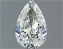 Diamante Natural 0.80 quilates, De pera , Color I, claridad VVS2 y certificado GIA