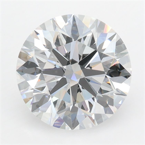 Picture of Lab Grown Diamond 3.01 Carats, Round with Ideal Cut, D Color, VVS1 Clarity and Certified by IGI