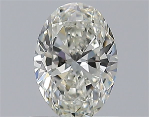 Picture of Natural Diamond 0.72 Carats, Oval with  Cut, I Color, VVS1 Clarity and Certified by GIA