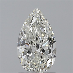 Picture of Natural Diamond 1.01 Carats, Pear with  Cut, I Color, SI2 Clarity and Certified by GIA