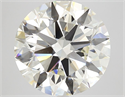 Natural Diamond 5.39 Carats, Round with Excellent Cut, H Color, VS2 Clarity and Certified by IGI