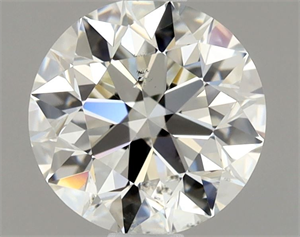 Picture of Natural Diamond 0.81 Carats, Round with Excellent Cut, J Color, SI2 Clarity and Certified by GIA