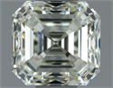 Natural Diamond 1.02 Carats, Asscher with  Cut, J Color, VS2 Clarity and Certified by IGI