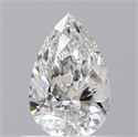 Natural Diamond 0.51 Carats, Pear with  Cut, F Color, VS2 Clarity and Certified by GIA