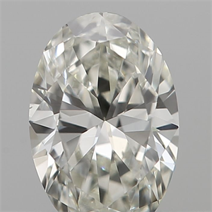 Picture of Natural Diamond 0.24 Carats, Oval with  Cut, J Color, VS1 Clarity and Certified by GIA