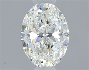 Picture of Natural Diamond 0.40 Carats, Oval with  Cut, I Color, VS2 Clarity and Certified by GIA