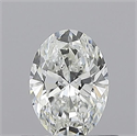 Natural Diamond 0.50 Carats, Oval with  Cut, G Color, VVS1 Clarity and Certified by GIA