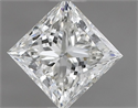 Diamante Natural 0.80 quilates, Princesa , Color H, claridad VS1 y certificado IGI