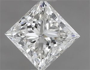 Picture of Natural Diamond 0.80 Carats, Princess with  Cut, H Color, VS1 Clarity and Certified by IGI