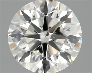 Picture of Natural Diamond 0.90 Carats, Round with Excellent Cut, H Color, VS1 Clarity and Certified by IGI