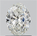 Natural Diamond 0.80 Carats, Oval with  Cut, G Color, VVS1 Clarity and Certified by GIA