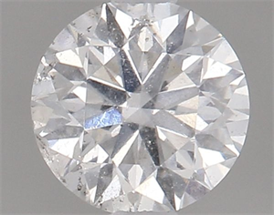 Picture of Natural Diamond 0.41 Carats, Round with Excellent Cut, F Color, SI2 Clarity and Certified by IGI