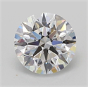 Lab Grown Diamond 1.07 Carats, Round with Ideal Cut, D Color, VVS1 Clarity and Certified by IGI