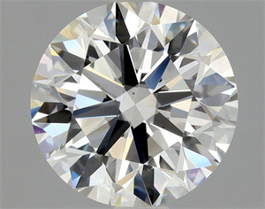 Picture of Natural Diamond 1.63 Carats, Round with Excellent Cut, G Color, VS1 Clarity and Certified by GIA
