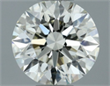 Natural Diamond 0.50 Carats, Round with Excellent Cut, L Color, VVS1 Clarity and Certified by GIA
