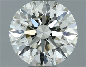 Picture of Natural Diamond 0.50 Carats, Round with Excellent Cut, L Color, VVS1 Clarity and Certified by GIA