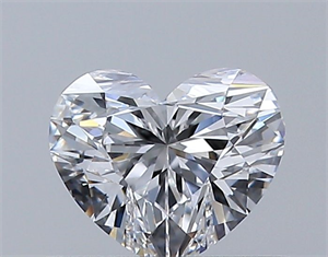 Picture of Natural Diamond 0.42 Carats, Heart with  Cut, E Color, VS1 Clarity and Certified by GIA