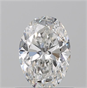 Natural Diamond 0.60 Carats, Oval with  Cut, G Color, VS2 Clarity and Certified by GIA