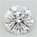 Del inventario de diamantes de laboratorio, 3.00 quilates, Redondo , Color E, claridad IF y certificado IGI