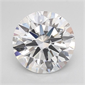 Lab Grown Diamond 2.82 Carats, Round with Excellent Cut, D Color, VVS1 Clarity and Certified by GIA