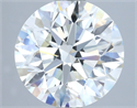 Natural Diamond 3.00 Carats, Round with Excellent Cut, I Color, VS1 Clarity and Certified by IGI