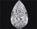 Diamante Natural 2.50 quilates, De pera , Color D, claridad VVS2 y certificado GIA