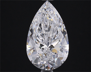 Foto Diamante Natural 2.50 quilates, De pera , Color D, claridad VVS2 y certificado GIA de
