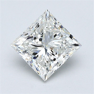Foto Diamante Natural 1.20 quilates, Princesa , Color G, claridad VS1 y certificado GIA de