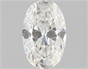 Natural Diamond 0.80 Carats, Oval with  Cut, G Color, SI2 Clarity and Certified by GIA