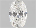Natural Diamond 0.80 Carats, Oval with  Cut, G Color, SI2 Clarity and Certified by GIA